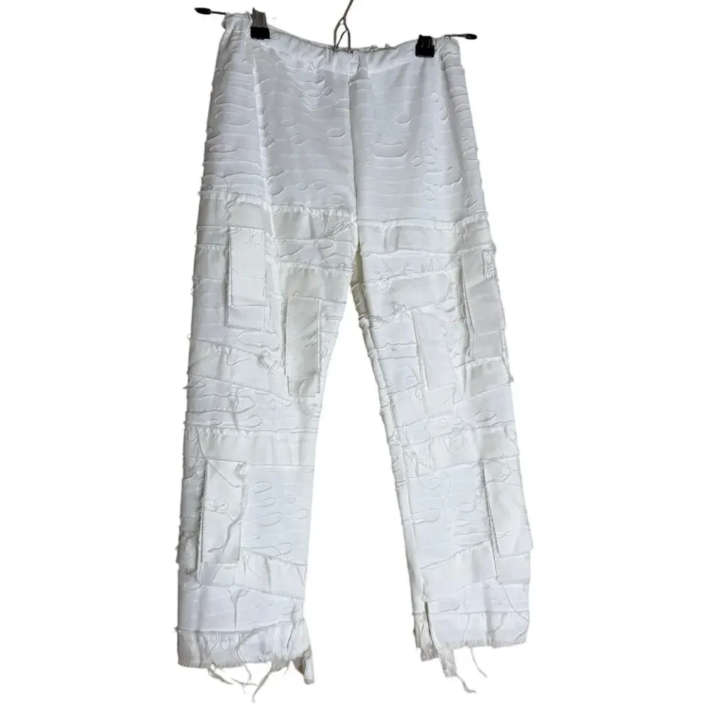 Wishcraft Chasing Fireflies Mummy Costume Pants Kids 6 White Cosplay Halloween